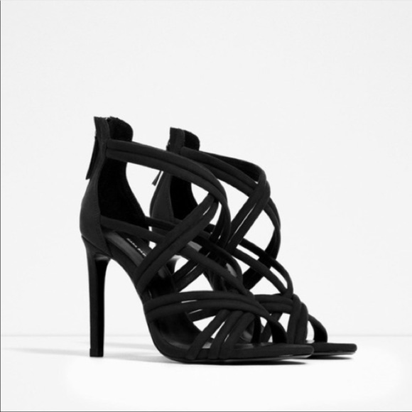 Zara Shoes Zara Strappy Heels Poshmark